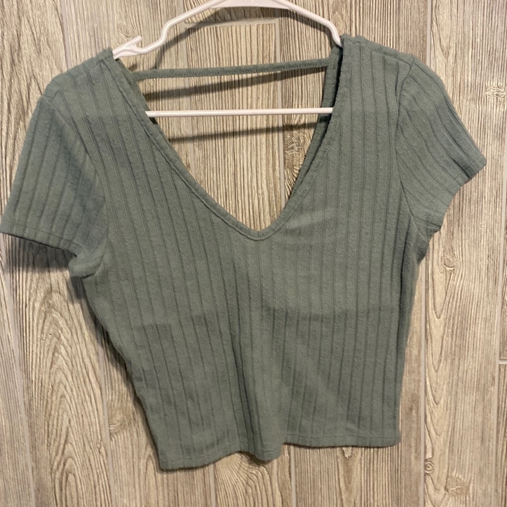 Sage green crop